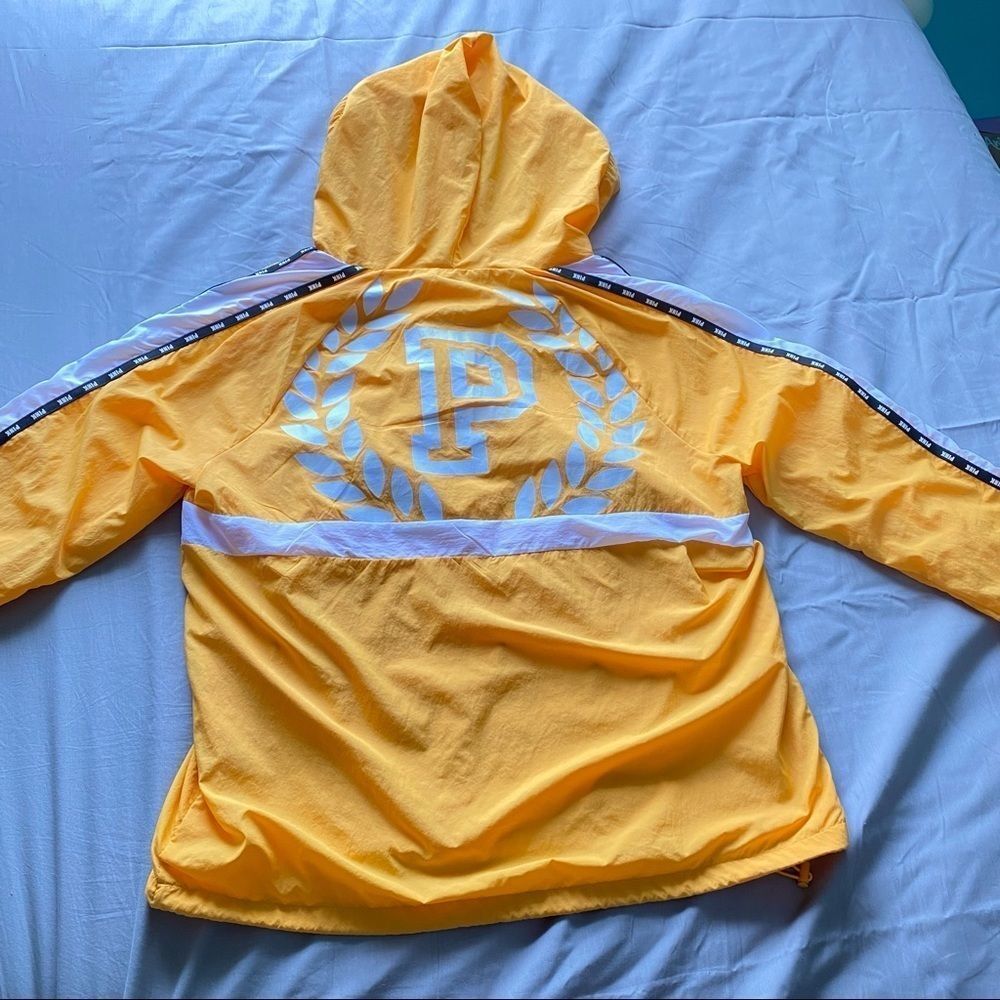 yellow windbreaker with pockets from Victoria Secret